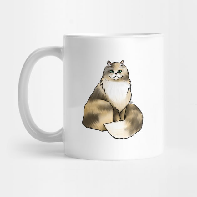 Cat - Persian - Calico by Jen's Dogs Custom Gifts and Designs